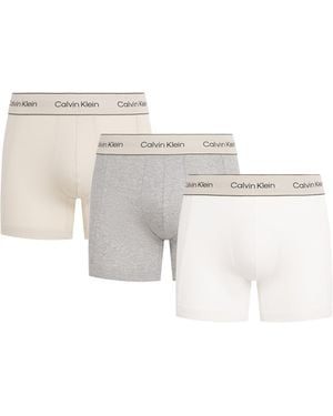 Calvin Klein Stretch-Cotton Heritage Boxer Briefs - White