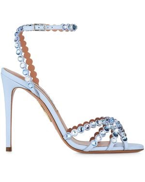 Aquazzura Tequila Sandals 105 - Blue