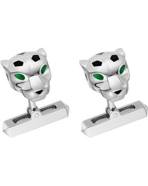 Cartier Panthère De Cufflinks - White