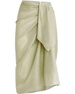 Eres Cotton Voile Cabine Pareo - Green