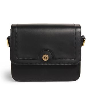 Harrods Leather Camera Bag - Black