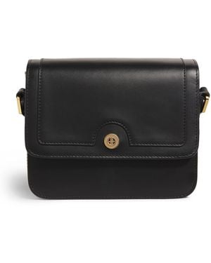 Harrods Leather Camera Bag - Black