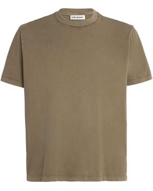 Our Legacy Cotton Box T-Shirt - Green