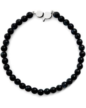 Tom Wood Larvikite Cove Bracelet - Black