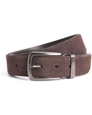 Paul & Shark Suede Belt - Brown