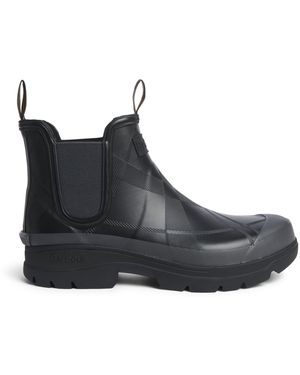 Barbour Breacon Chelsea Ankle Wellington Boots - Black