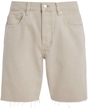 FRAME Raw-Hem Shorts - Gray