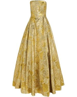 Mary Katrantzou Embellished Helios Gown - Yellow