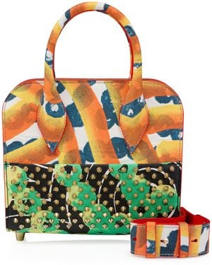 Christian Louboutin Eloise Mini Printed Tote Bag - Yellow