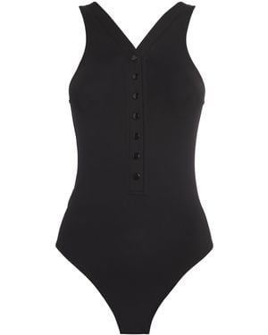 Eres V-Neck Icone Swimsuit - Black