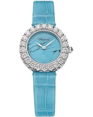 Chopard Diamond And L'Heure Du Diamant Watch - Blue