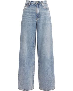 Rag & Bone Featherweight Sofie High-Rise Wide-Leg Jeans - Blue