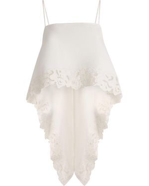 Camilla & Marc Lace-Trim Chara Cami Top - White