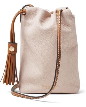 Aspinal of London Leather Soho Cross-Body Pouch - Pink