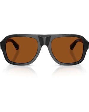 Burberry Pilot Sunglasses - Brown