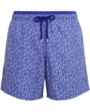 Vilebrequin Moku Graphic Shells Swim Shorts - Blue