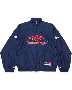 Balenciaga 3B Football Tracksuit Jacket - Blue