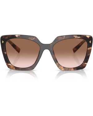 Prada Square Sunglasses - Brown