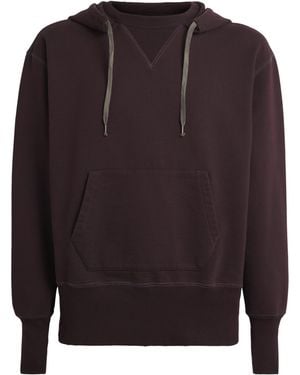 Maison Margiela Cotton Distressed Hoodie - Brown