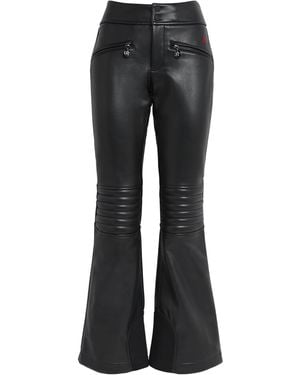 Perfect Moment Faux Leather Aurora Ski Trousers - Black