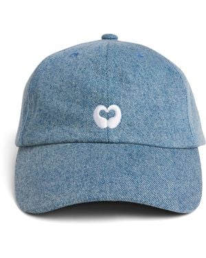 Maje Denim Clover Cap - Blue