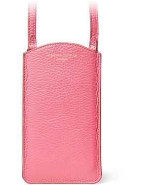 Aspinal of London Leather London Phone Case - Pink