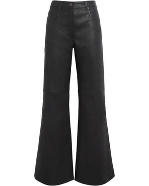 ME+EM Leather Elongator Trousers - Black