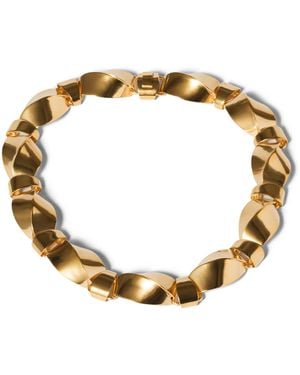 Miu Miu Twisted Necklace - Metallic