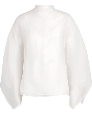STAUD Silk Fia Top - White