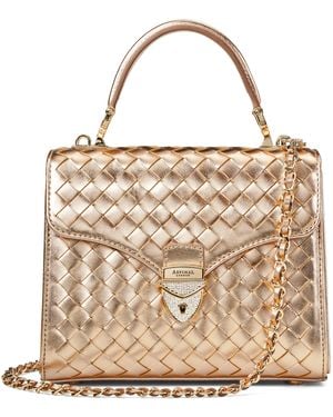 Aspinal of London Midi Mayfair Top-Handle Bag - Natural