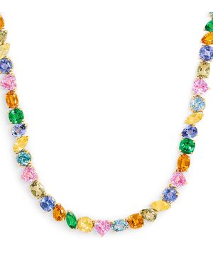 Nadine Aysoy And Multicoloured Gemstone Catena Necklace - Metallic