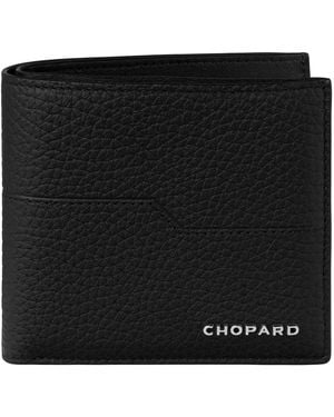 Chopard Small Leather Heritage Bifold Wallet - Black