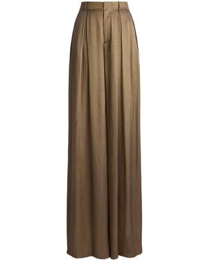 Ralph Lauren Greer Wide-Leg Trousers - Natural
