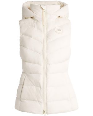 Canada Goose Water-Repellent Down Clair Gilet - White