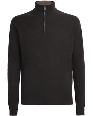 Corneliani Virgin Wool-Cashmere Sweater - Black