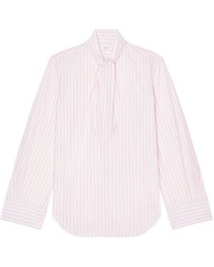 Givenchy Cotton Tie-Neck Shirt - Pink