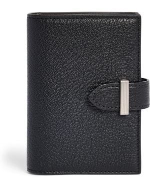 dunhill Leather Alfred Card Holder - Black
