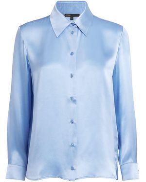 Maje Silk Shirt - Blue