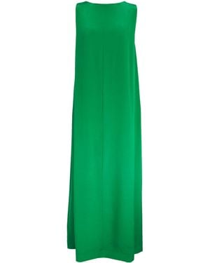 STAUD Silk Dalia Maxi Dress - Green