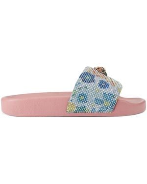 Kurt Geiger Meena Eagle Slides - Blue