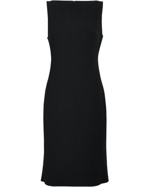 plaid fit-and-flare dress & bloomer Fit-and-Flare Crepe Gown