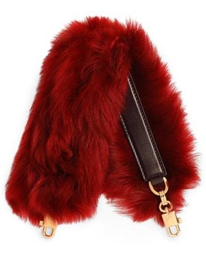 Dolce & Gabbana Lambskin-Fur Shoulder Bag Strap - Red