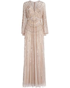Zuhair Murad Embellished Winter Garden Gown - Natural