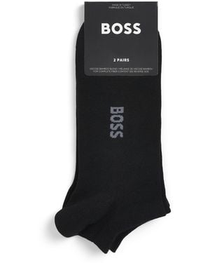 BOSS Logo Ankle Socks - Black