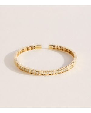 Suzanne Kalan And Diamond Inlay Bangle - Metallic