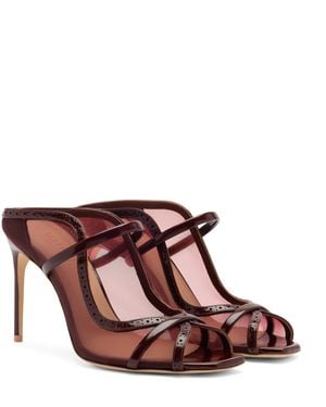Malone Souliers Mesh Noah Heeled Sandals 90 - Brown