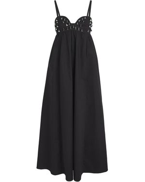 Ulla Johnson Embellished Harlan Maxi Dress - Black