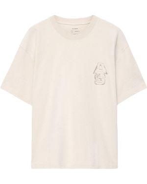 AllSaints Organic Cotton Roller T-Shirt - White