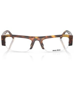 Miu Miu Acetate Vedette Sunglasses - Metallic