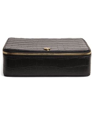Harrods Large Leather Trinket Box - Black